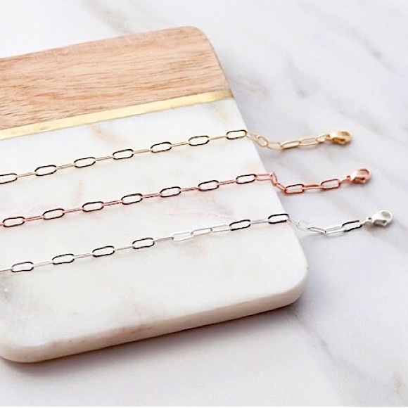 ⚜️𝟯𝟬%𝗢𝗙𝗙 𝗯𝘂𝗻𝗱𝗹𝗲𝘀 𝟯+⚜️ NEW Paperclip Steel Bracelet - Picture 4 of 16